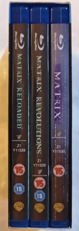 The Complete Matrix Trilogy on Blu-ray