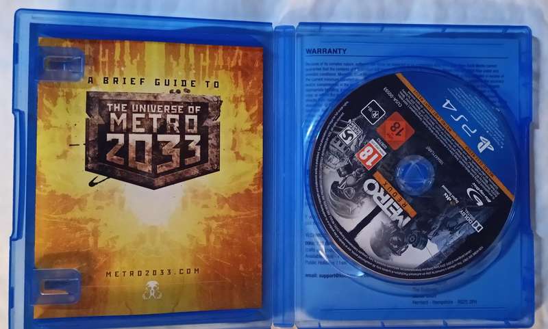 Metro Redux for PS4 (CIB)