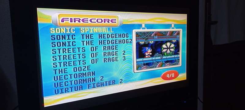Sega Mega Drive 80 in 1 console with extras