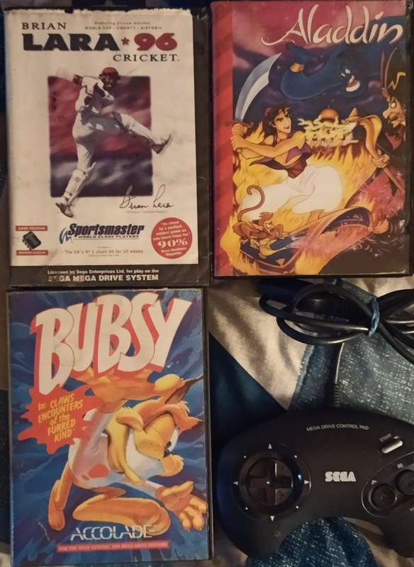 Sega Mega Drive 80 in 1 console with extras