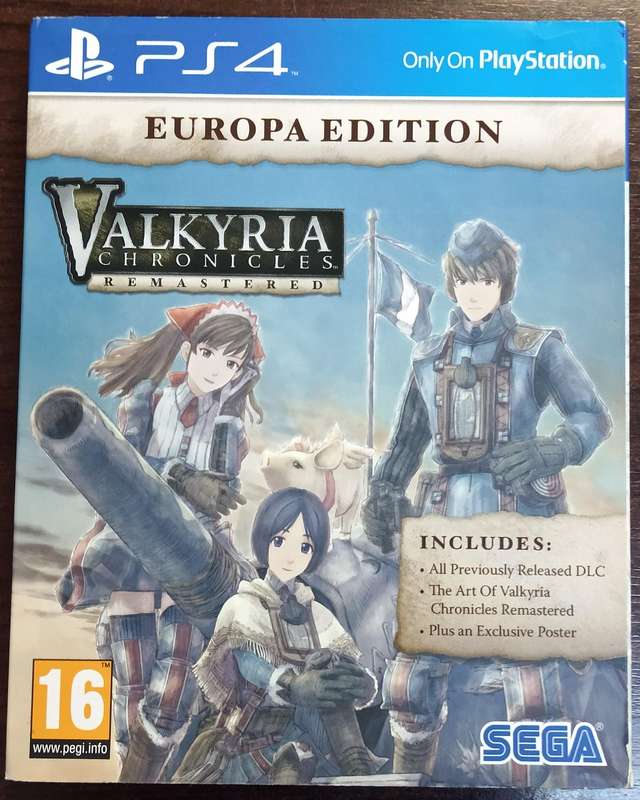 Valkyria Chronicles Remastered Europa Edition for PS4 (CIB)