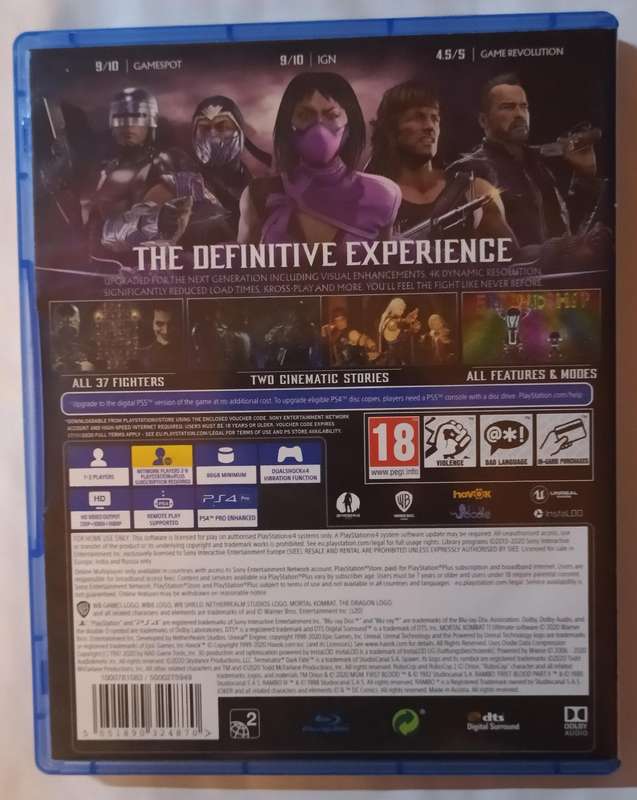 Mortal Kombat 11 Ultimate for Ps4