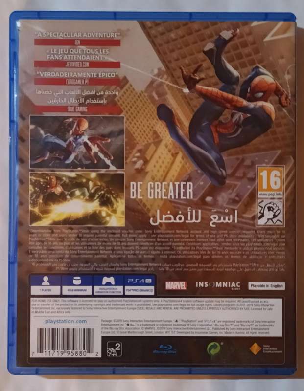 Spider-Man GOTY Edition for PS4 (CIB)