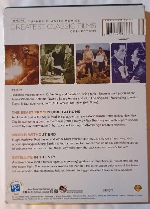 TCM Greatest Classic Films Collection (4 X films)