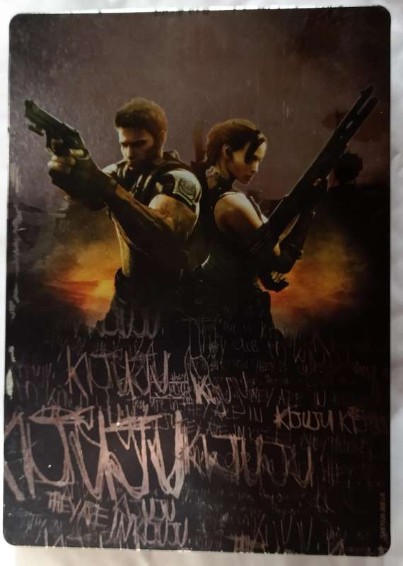 Resident Evil 5 for Xbox 360 (Steelbook) PAL, CIB