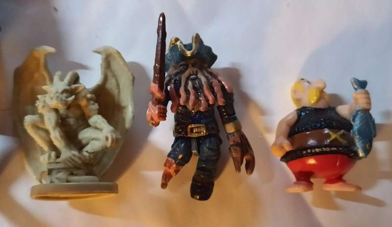 Variety of figurines
