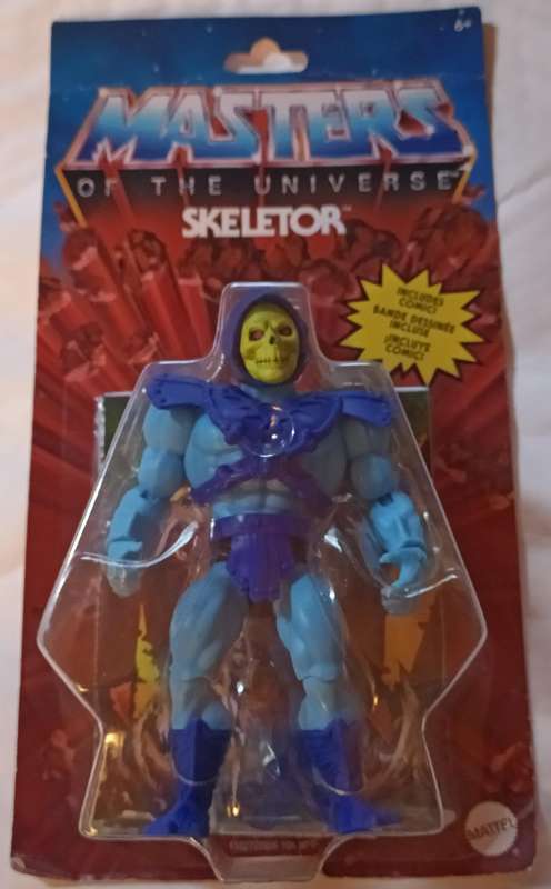 Skeleton action figure from Masters of the Universe (Sealed)