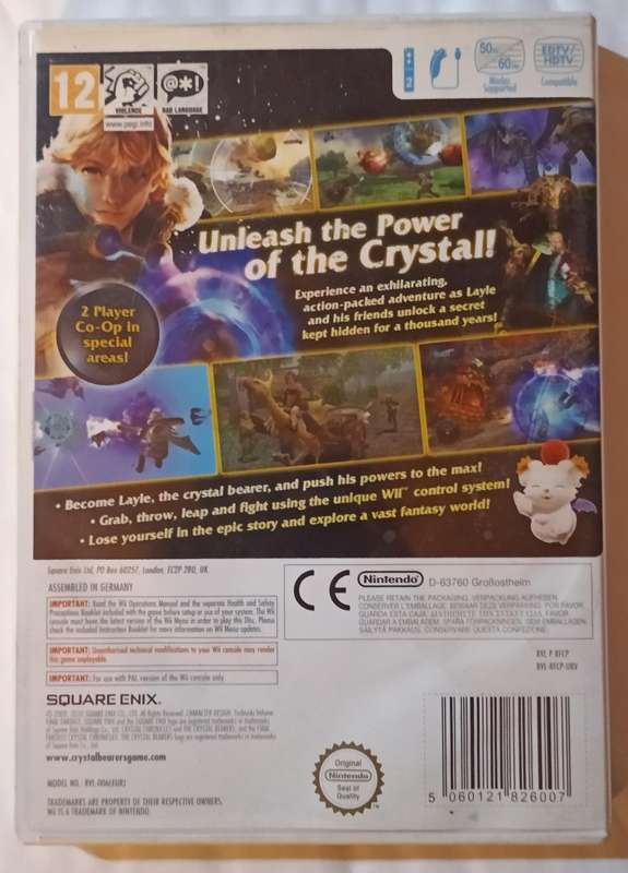 Final Fantasy Crystal Chronicles: The Crystal Bearers for Wii (PAL, CIB)