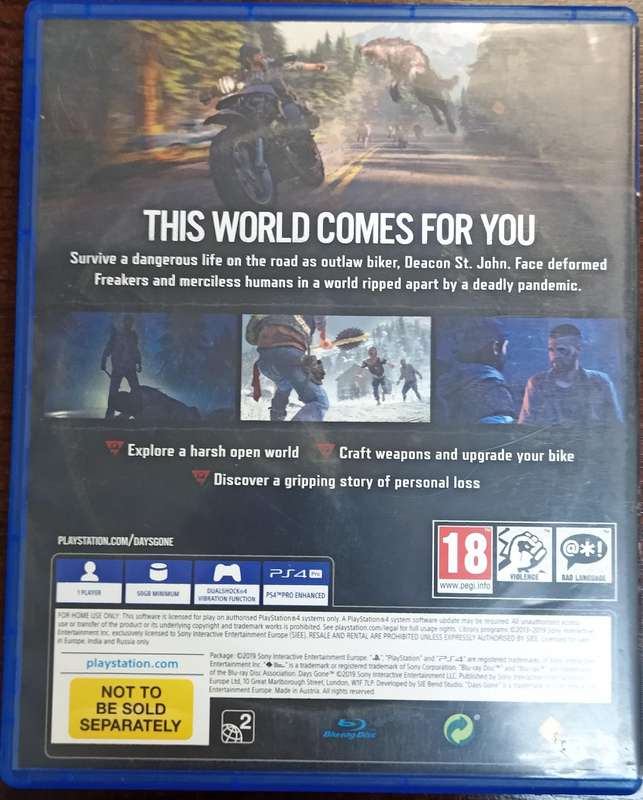 Days Gone for PS4