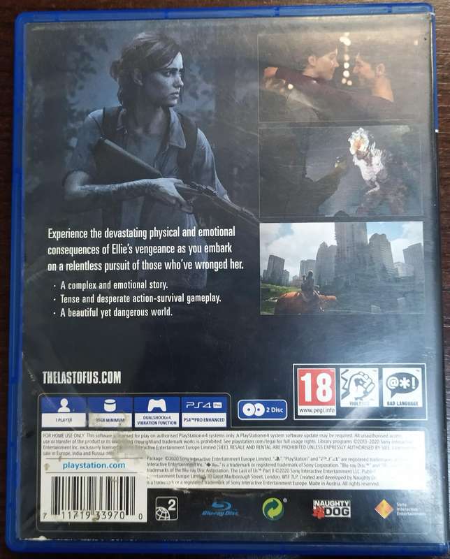 The Last of Us Part II for Ps4 (CIB)