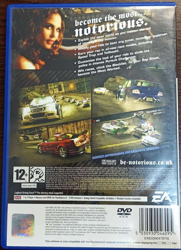 Need for Speed Most Wanted for PS2 (CIB)