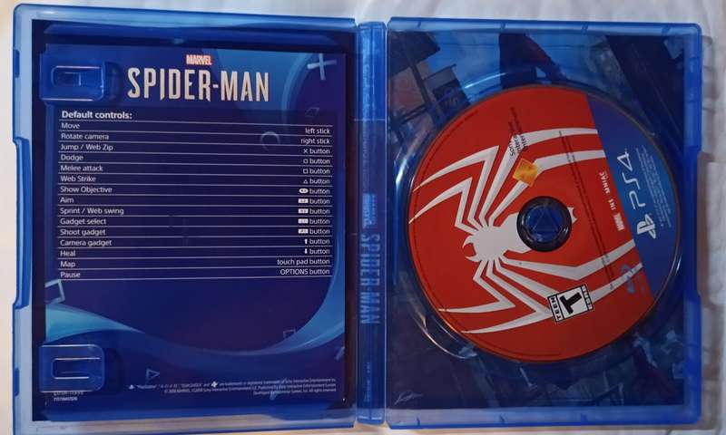 Spider-Man for Ps4 (CIB)