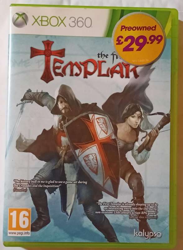 The First Templar for Xbox 360 (PAL, CIB)