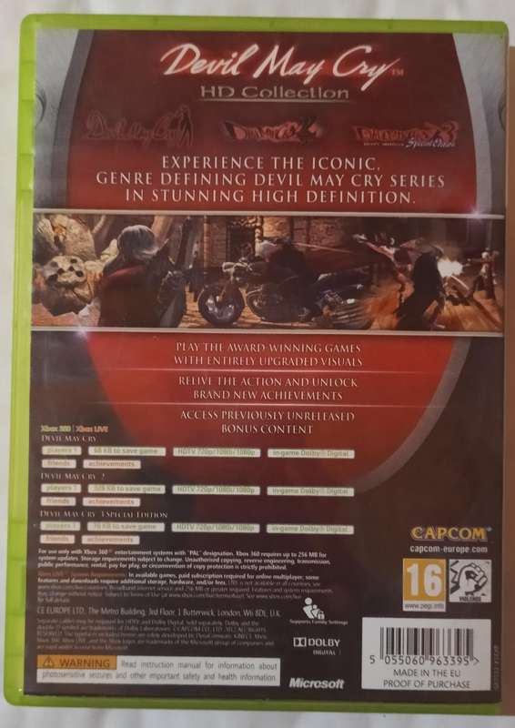 Devil May Cry HD Collection for Xbox 360 (PAL, CIB)