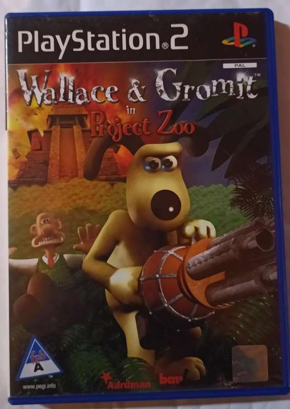 Wallace and Gromit in Project Zoo for PS2 (PAL)