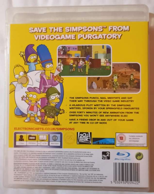 The Simpsons Game for PS3 (CIB, MINT)