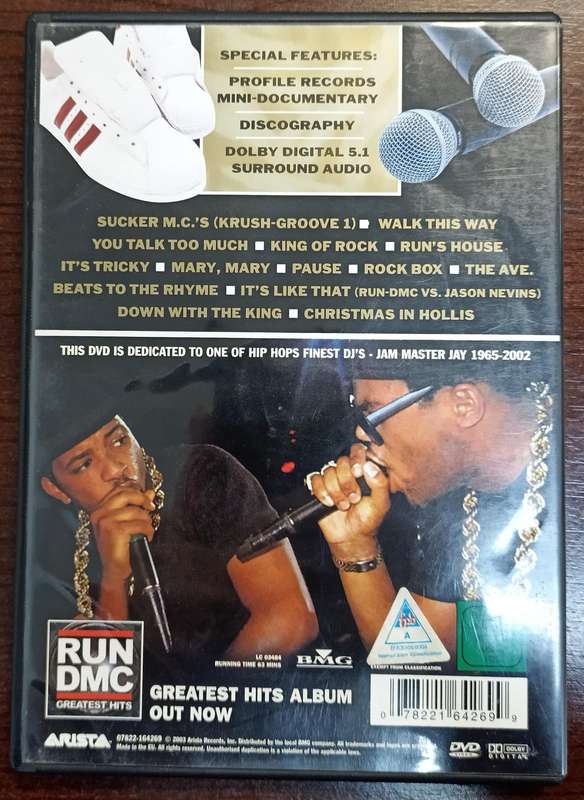 Run DMC Greatest Hits DVD (Together Forever)