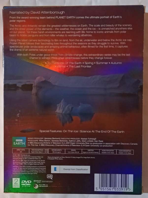 Frozen Planet The Complete Series on DVD