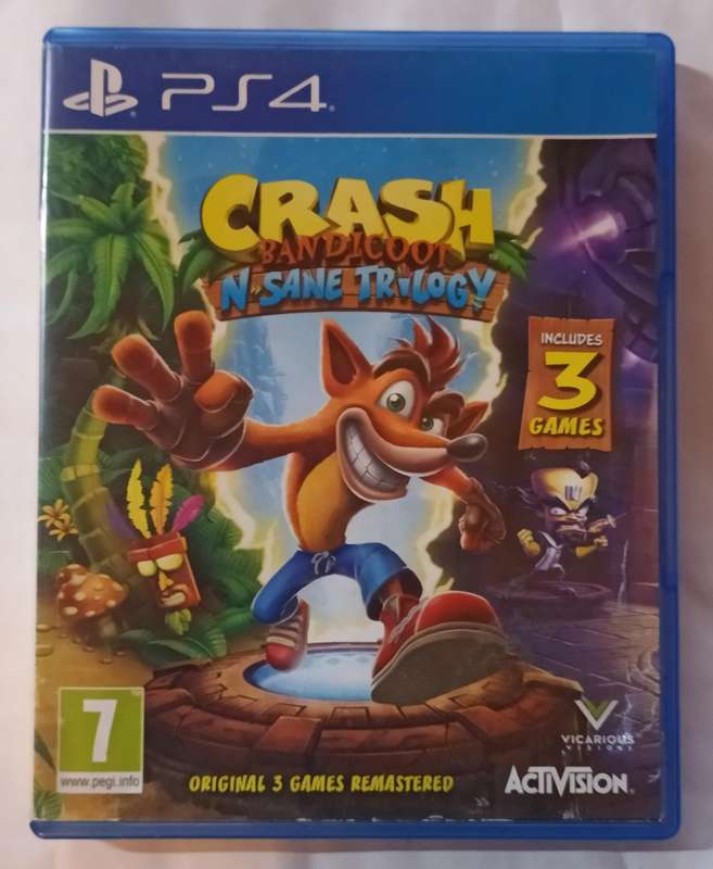 Crash Bandicoot N Sane Trilogy for Ps4