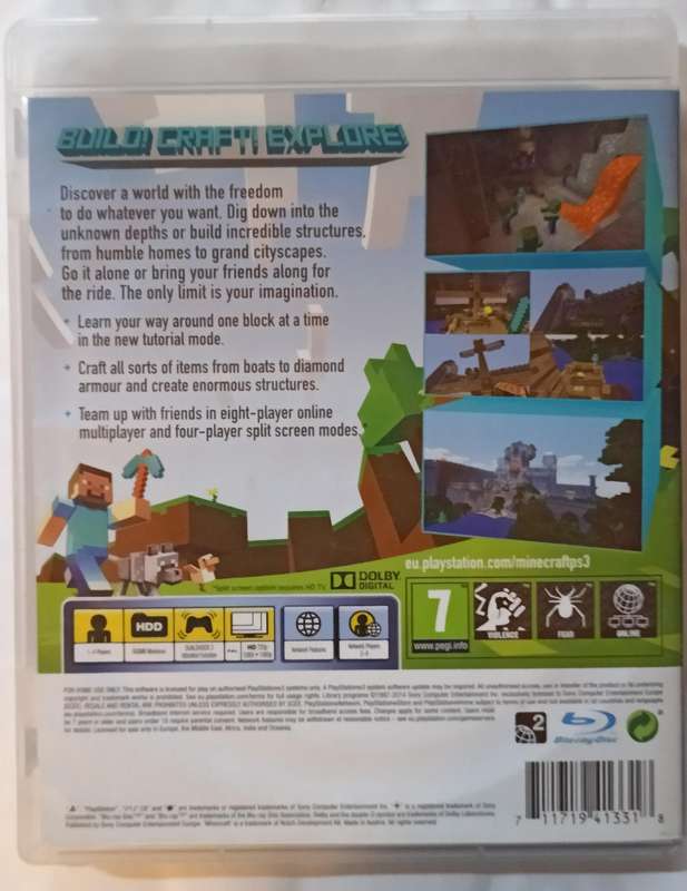 Minecraft for PS3 (CIB)