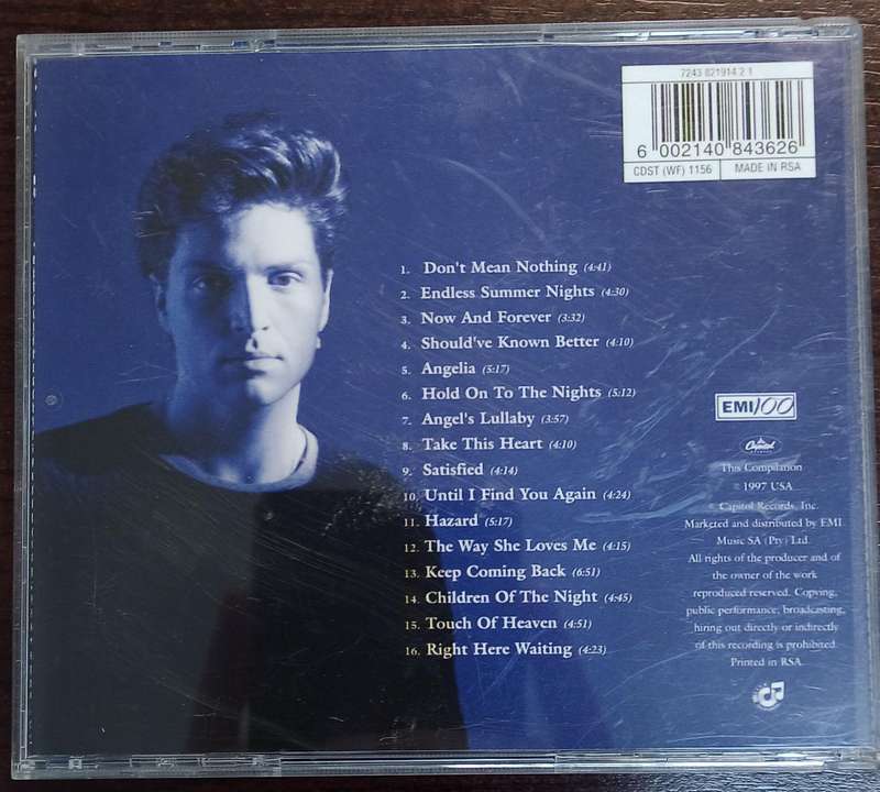 Richard Marx Greatest Hits CD