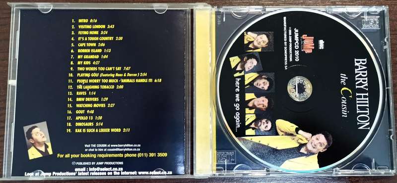 Barry Hilton - the Cousin Here we go again... CD