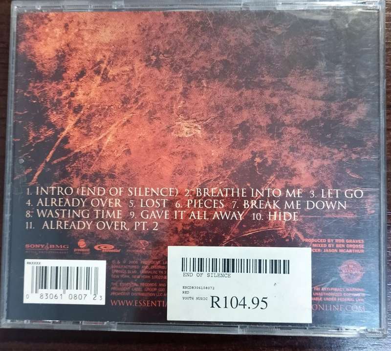 Red - End of Silence CD