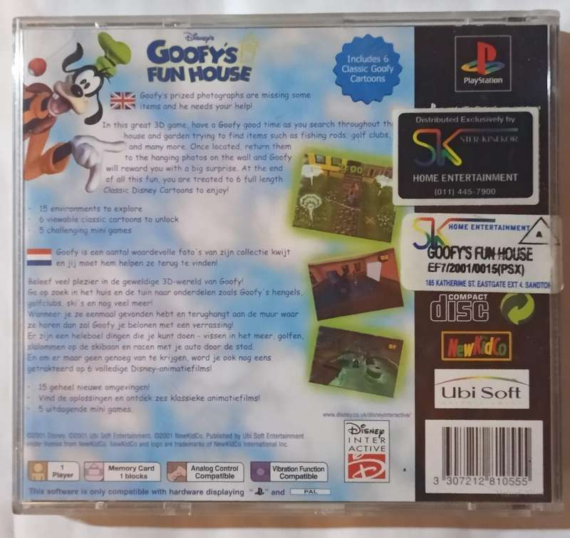 Goofy's Fun House for Ps1