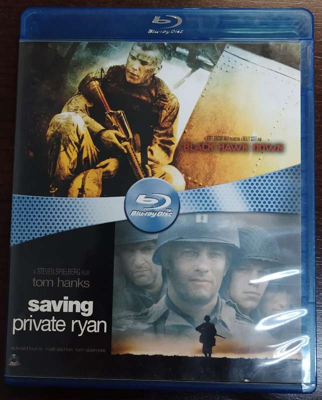 Black Hawk Down and Saving Private Ryan on Blu-ray