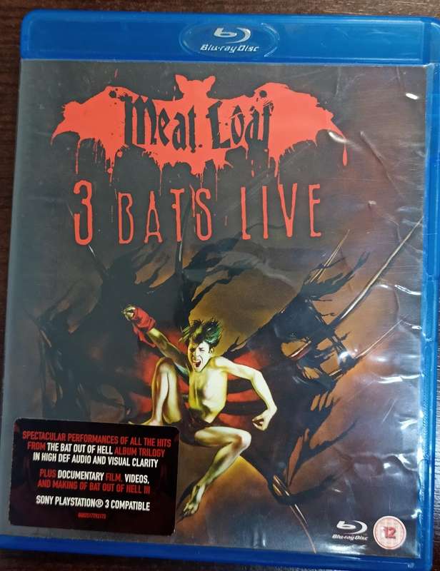 Meat Loaf 3 Bats Live on Blu-ray
