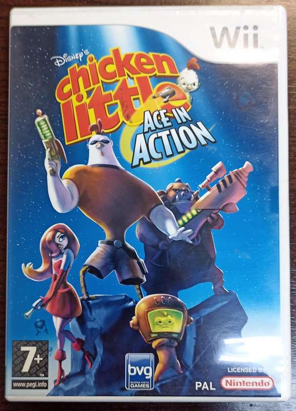 Chicken Little Ace in Action for Wii (Pal, CIB)