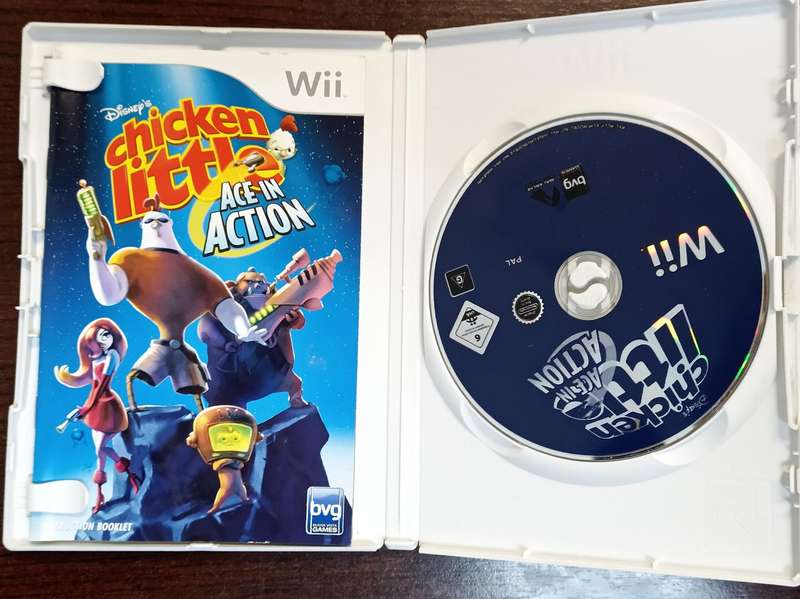 Chicken Little Ace in Action for Wii (Pal, CIB)