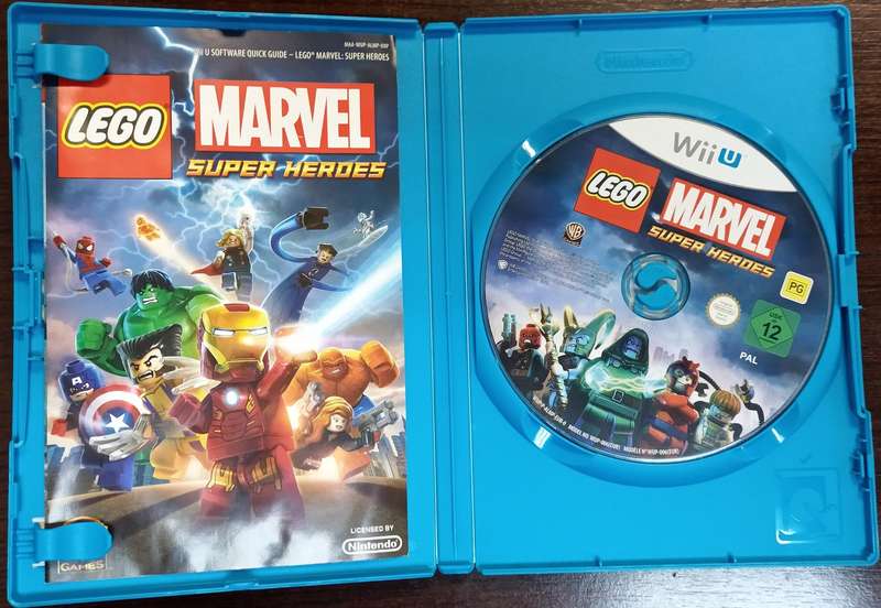 Lego Marvel Super Heroes for Wii U(Pal, CIB)
