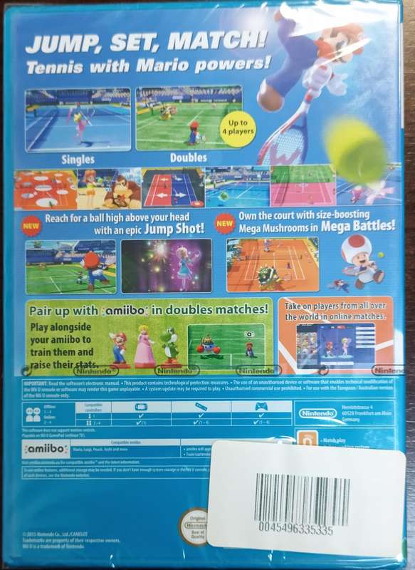 Mario Tennis Ultra Smash for Nintendo Wii U (PAL CIB)