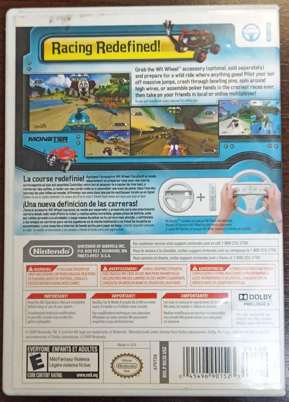 ExciteBots Trick Racing for Wii (CIB)