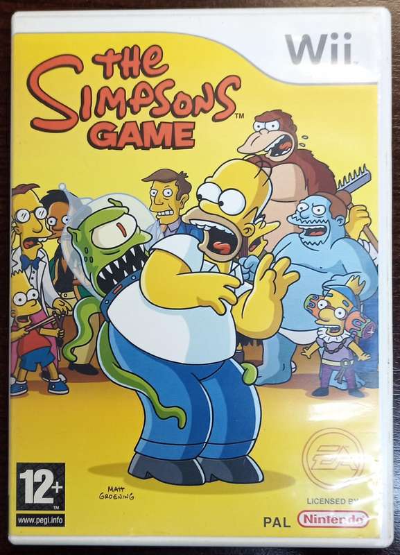The Simpsons Game for the Nintendo Wii (PAL CIB)