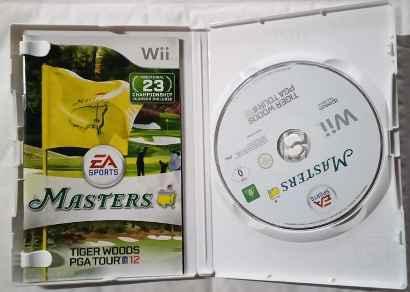 Tiger Woods PGA Tour 12 Masters for Wii (CIB, PAL)