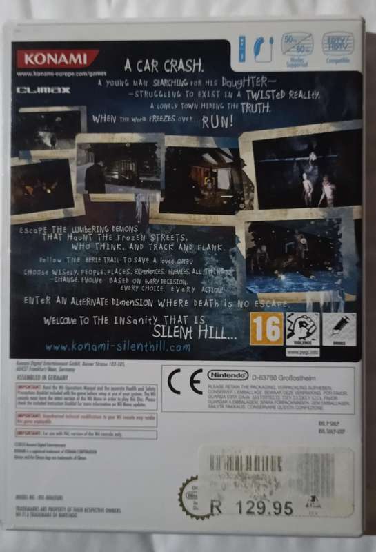 Silent Hill Shattered Memories for Wii (PAL CIB)