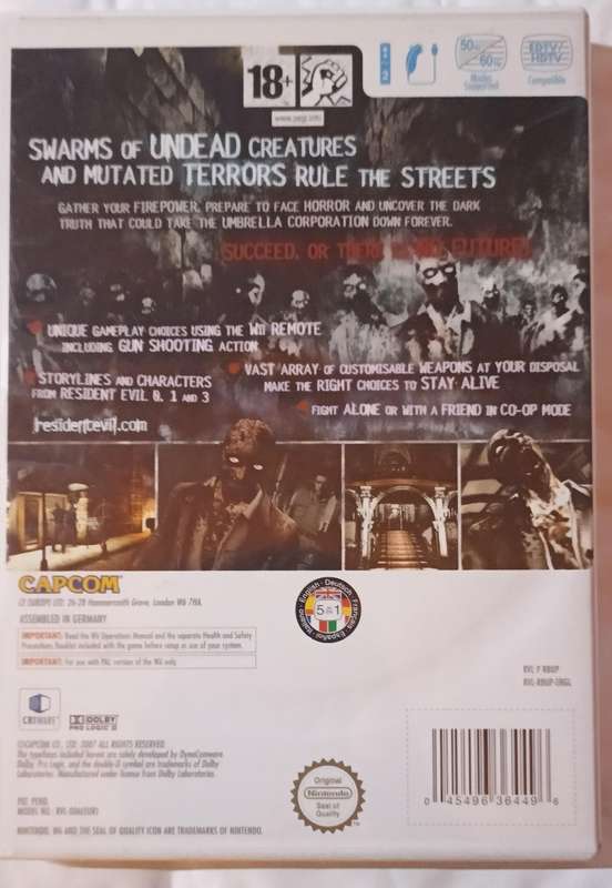 Resident Evil The Umbrella Chronicles for Wii (PAL CIB)