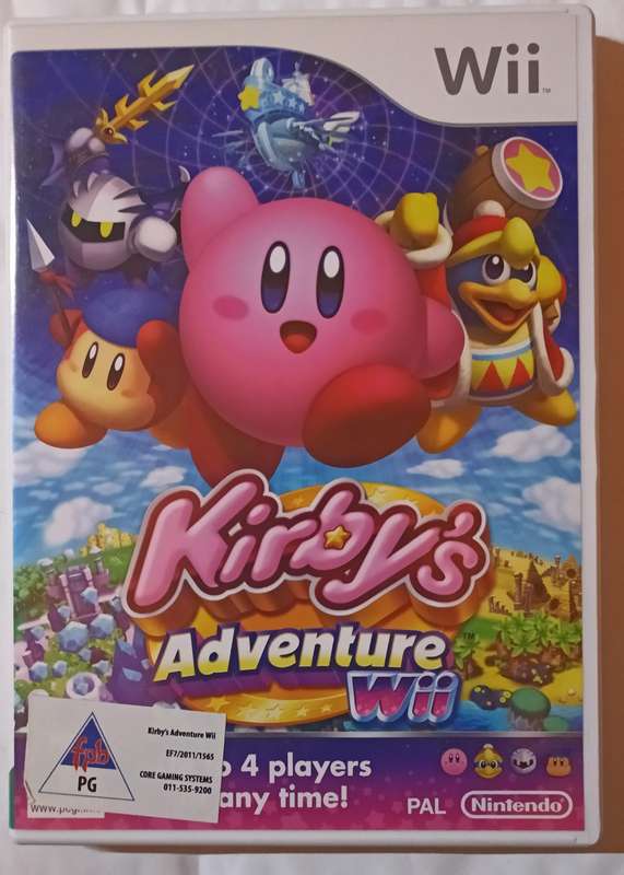 Kirby's Adventure Wii for Wii (PAL CIB Mint)