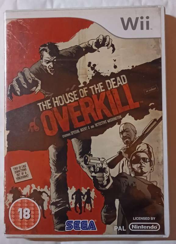 The House of the dead Overkill for Wii (PAL, CIB)