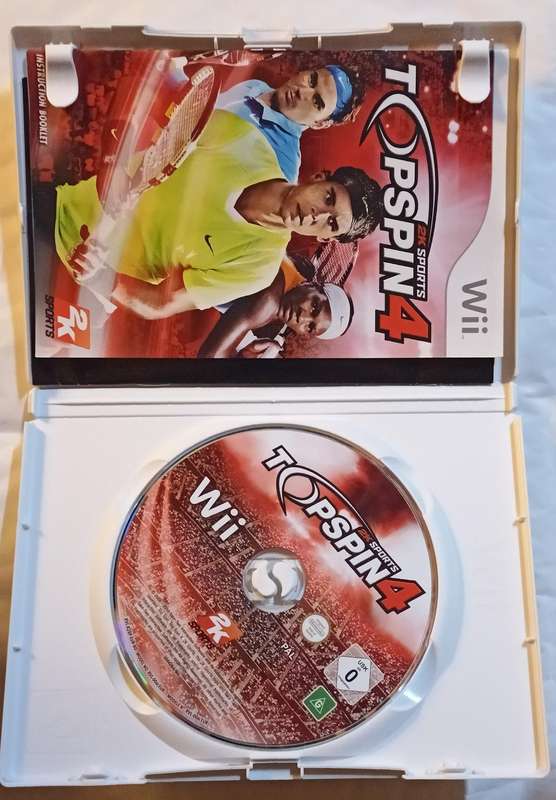 Topspin 4 for the Nintendo Wii PAL CIB Mint