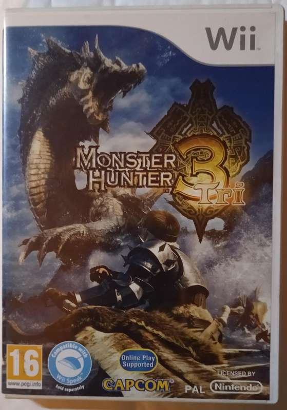 Monster Hunter 3 Tri for Nintendo Wii PAL CIB