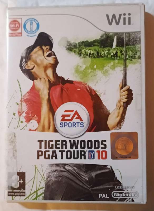Tiger Woods PGA Tour 10 for Wii PAL CIB