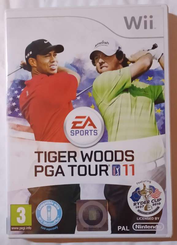 Tiger Woods PGA Tour 11 for Nintendo Wii PAL CIB