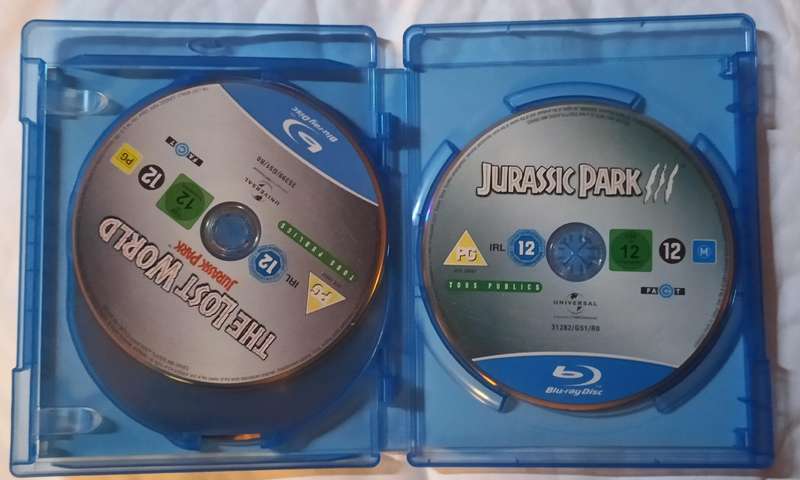 Jurassic Park trilogy on Blu-ray