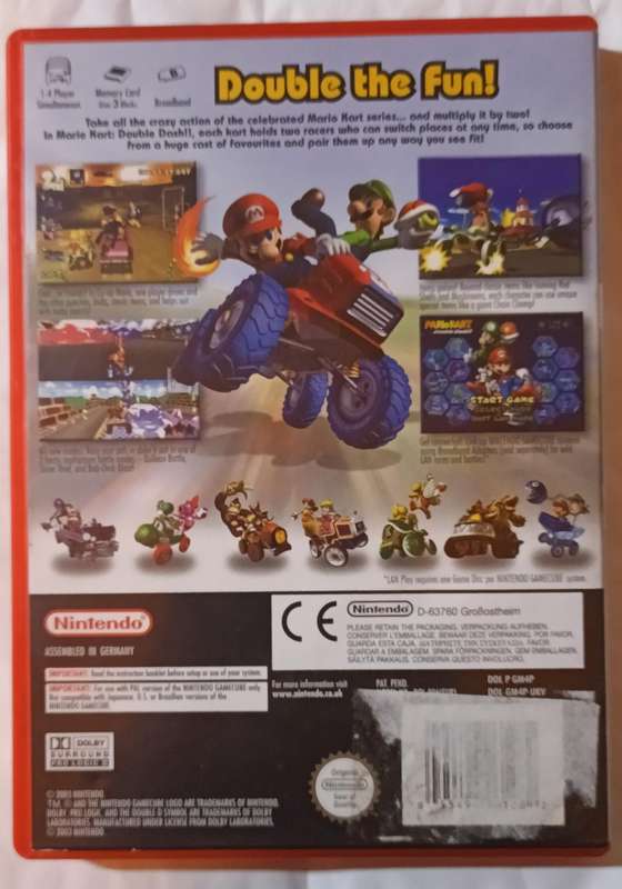 Mario Kart Double Dash!! For Nintendo GameCube PAL CIB