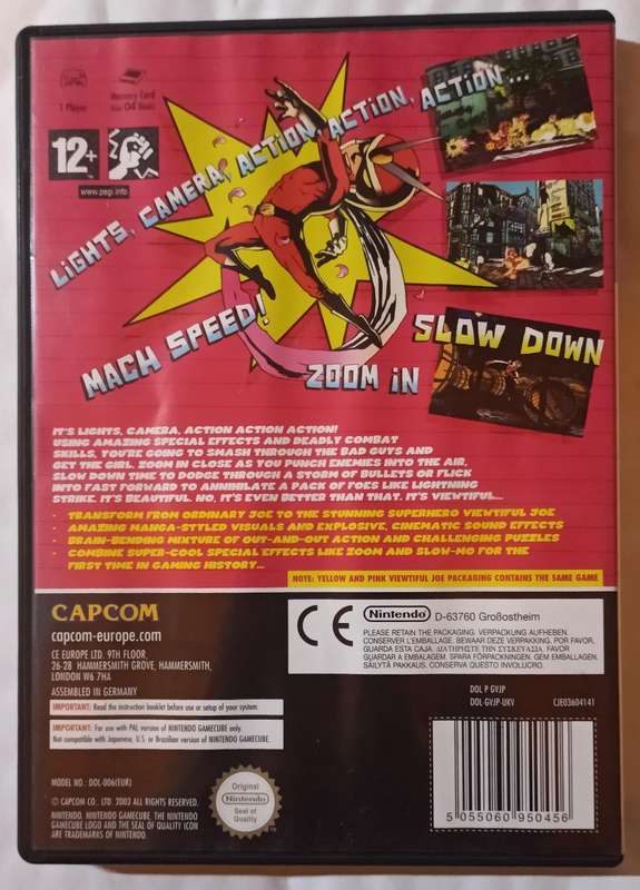 Viewtiful Joe for Nintendo GameCube PAL CIB