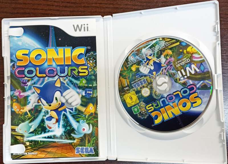 Sonic Colours for Nintendo Wii PAL CIB