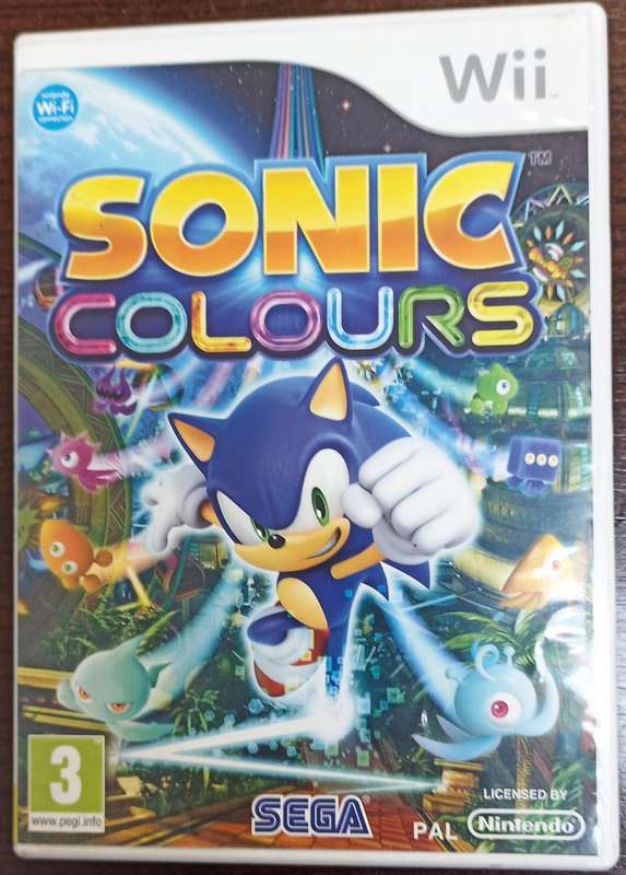 Sonic Colours for Nintendo Wii PAL CIB